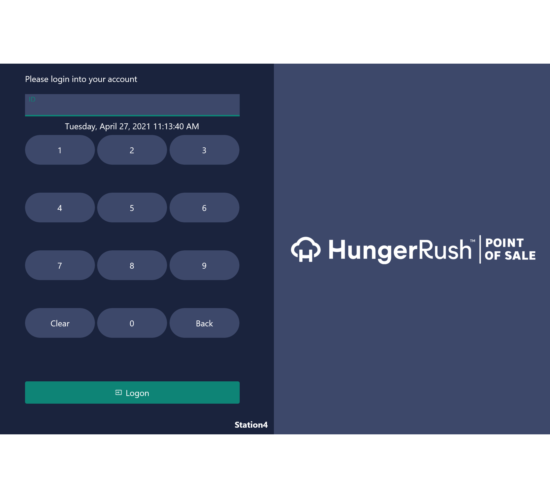 HungerRush pos software